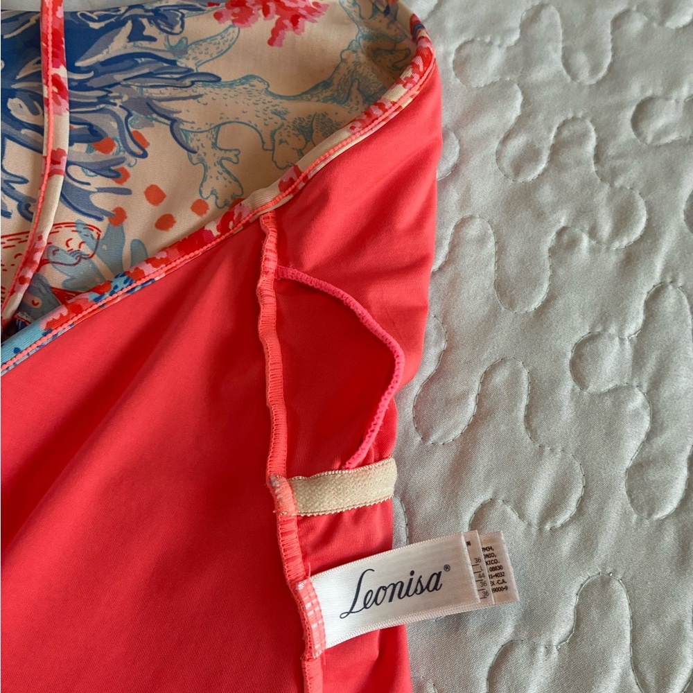 Leonisa Coral Reef one piece swimsuit - Picture 3 of 5